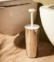 Birillo - Escobilla de Baño en branco e acero inox.